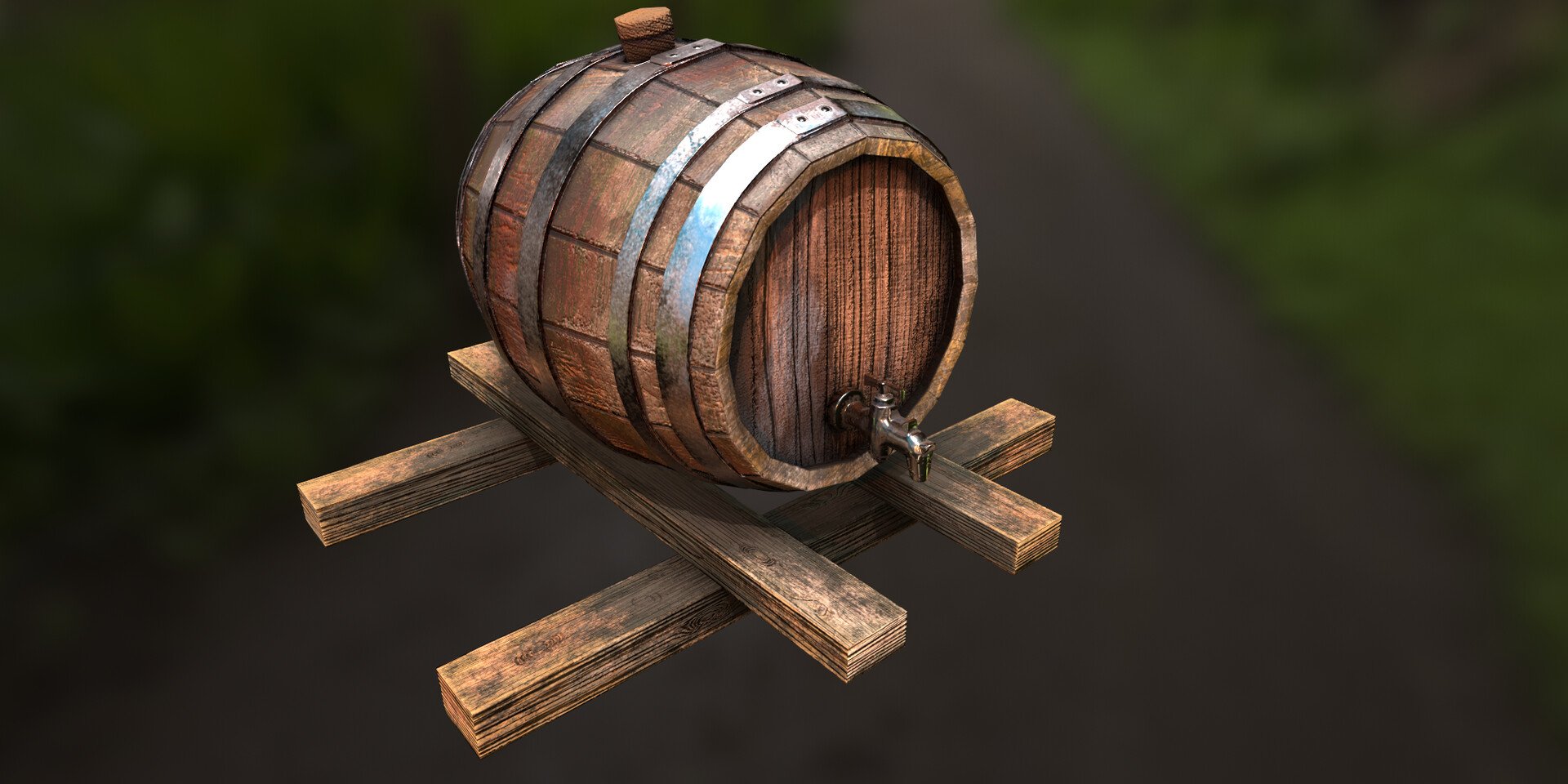 wine barrel